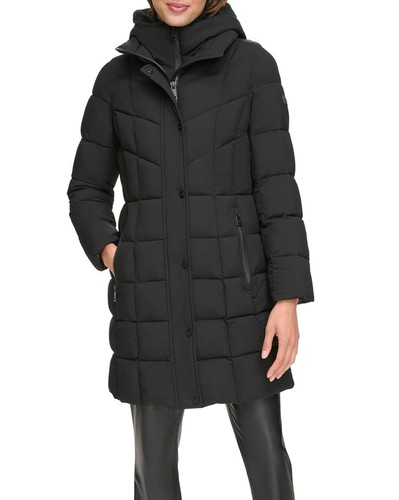Dkny long puffer padded jacket - long,