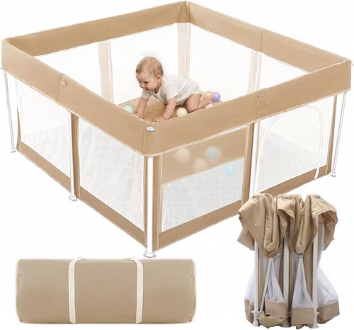 Foldable baby playpen 127 - baby, playpen,