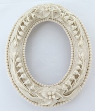Nice Condition c1880 - 1900 Belleek ? Decorative Porcelain Art / Photo Frame.