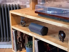 Vinyl Record Storage Unit Urban Reclamation Handmade Solid Wood Rustic