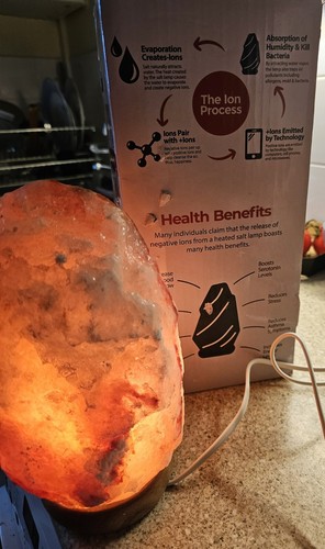 Natural salt lamp 5kg - salt,