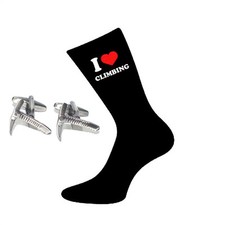 I Love Climbing Socks &