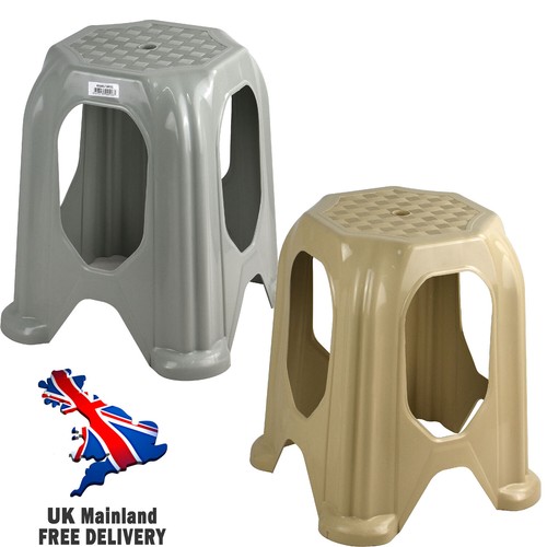 Large plastic sitting stool - sitting,