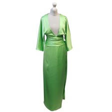 Zara Green Satin Co-ord Set