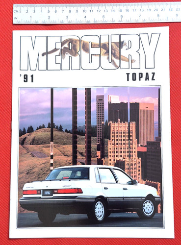 1991 mercury topaz catalog - topaz,