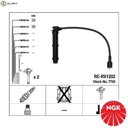 Ignition cable kit - cable,