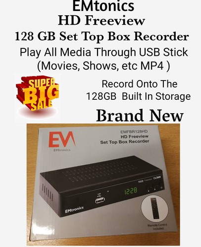 Emtronics freeview 128gb - freeview, hd
