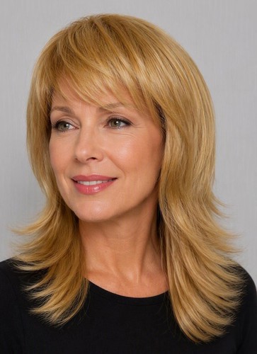 Vintage golden blonde layered - blonde,