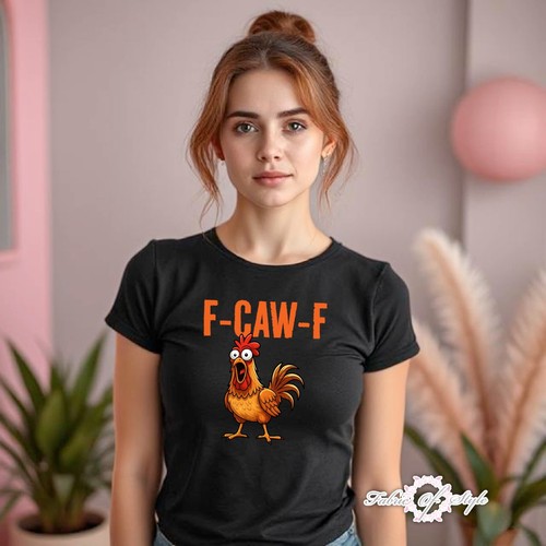 Caw funny chicken t - chicken, t-shirt