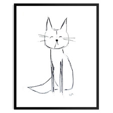 Original Abstract Cat Art