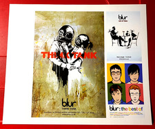 Blur Think Tank/Out Of Time/The Best Of Poster Art PICTURE / PRINT 9.5" x 8"