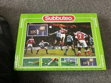 Subbuteo Set Arsenal Sheffield Wednesday with Floodlights Vintage Retro Rare Old