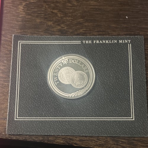 Franklin mint twenty - franklin, "twenty