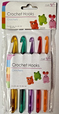 5 Crochet Hooks Set Soft Grip