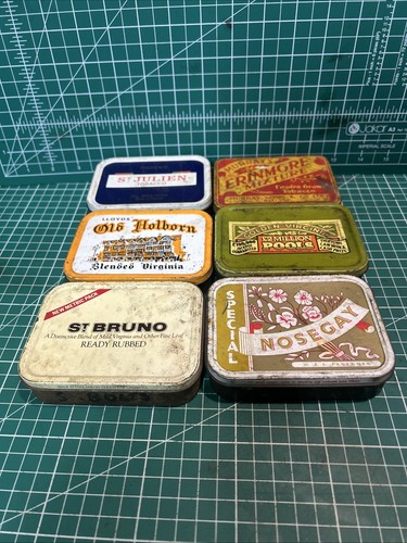 Vintage tobacco tins - vintage,
