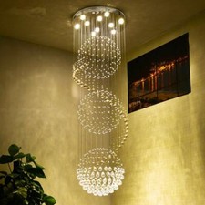 decoration luxury  living room pendant light K9 chandelier crystal good 4 x bulb