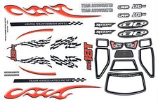 Team Associated RC18T Sticker Decal / Window Mask Set AS 21069 18T