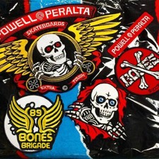 POWELL PERALTA / BONES  - Sew / Iron on Skateboard Patch - Assorted Logos