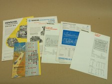 6 Brochures Henschel & Sohn