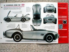 1985 / 1986 / 1987 AC COBRA MK