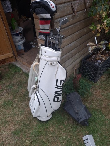 Complete golf set ping cart - set,