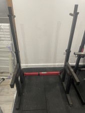 Adjustable Squat Rack with Barbell Rack Stand for Home