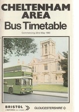BRISTOL BUS TIMETABLE BOOK