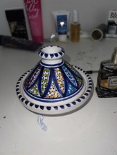 Light Blue Patterned Tagine