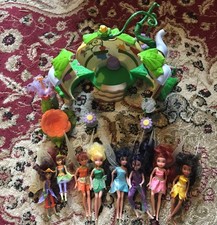 Disney Fairies Mini Doll Collection And Playhouse Rare