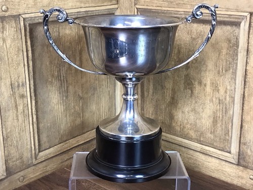 Vintage silver plated trophy - plated,