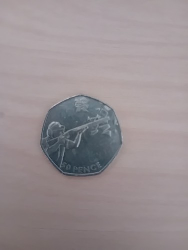 2011 circulated olympic 50p - 2011,