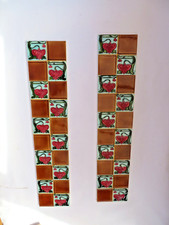 Carron / Jig Art Nouveau tile set for cast iron insert or hearth