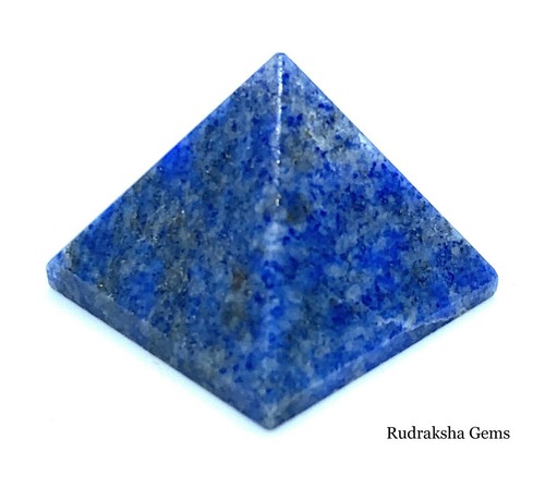 Natural lapis lazuli pyramid - lapis,
