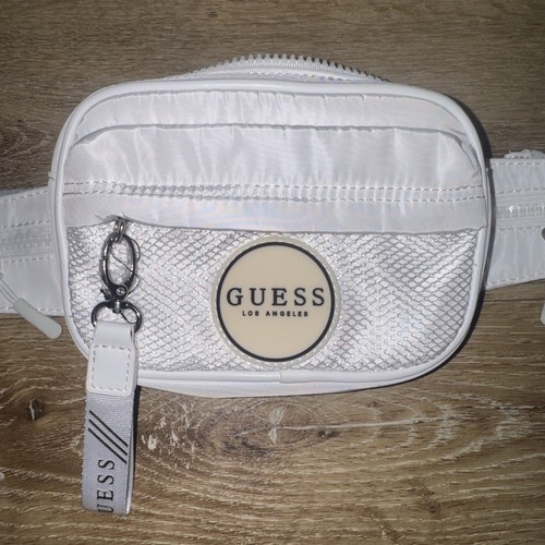 Guess white fanny pack - guess,