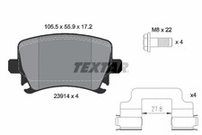 REAR BRAKE PAD SET DISC BRAKE