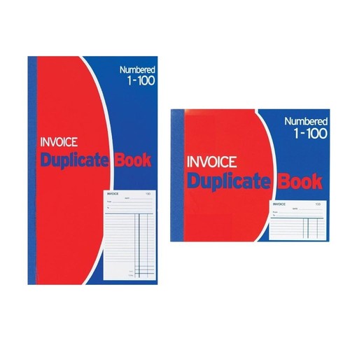 Evrite invoice duplicate book