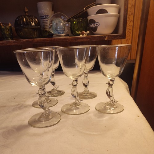 Set clear glass vintage - clear,