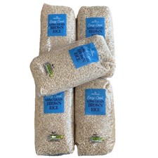 X 5 Morrisons Brown Rice 1kg