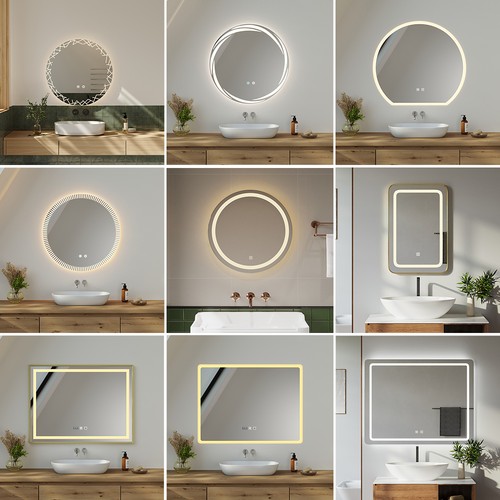 Led illuminated bathroom - led,