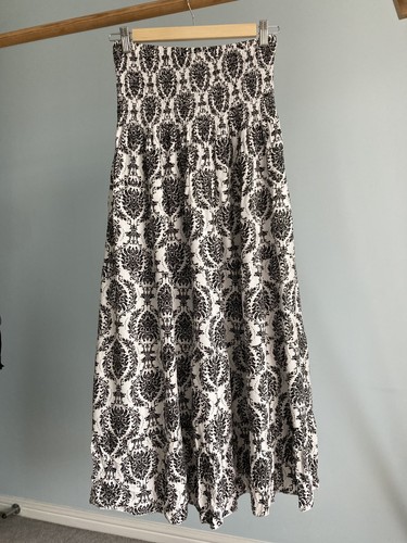 Black white elasticated - black,