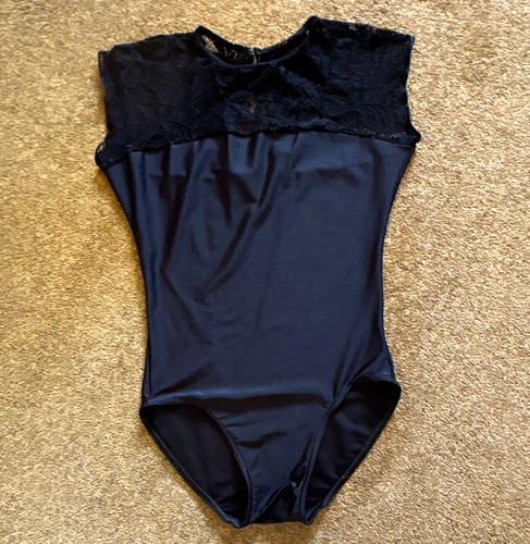 Starlite black lace ballet - black,