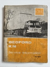 Bedford KM Service Information Book  TS808