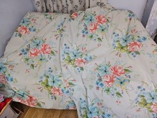 Curtains - Next Cream Floral Curtains 176 Wide x 74 Depth