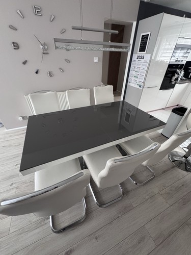 White dinning chairs - white, set