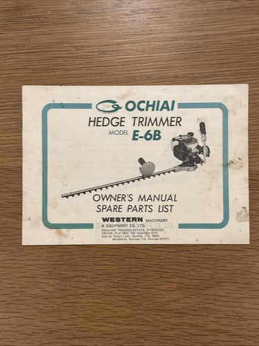 Vintage ochiai hedge trimmer - ochiai,