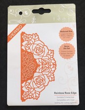 Rainbow Rose Edge flowers 2pc