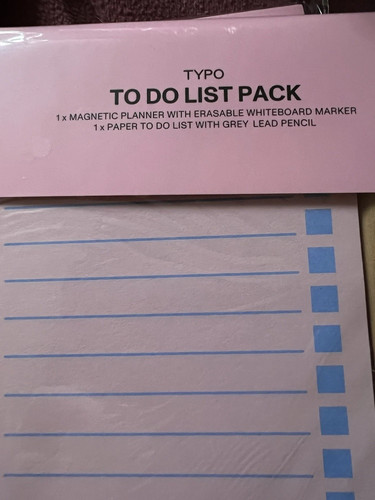 Typo list book - typo, &