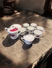 Lomonosov Porcelain Bone China Tea Service. Imperial Lomonosov Porcelain Factory