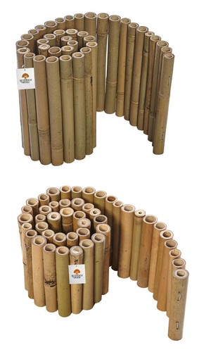 Natural whole bamboo garden - natural,