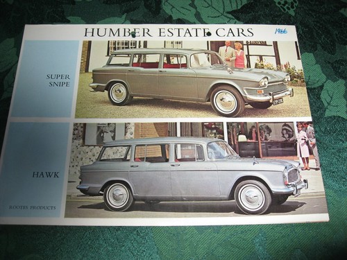 1966 humber estates snipe - humber, ,